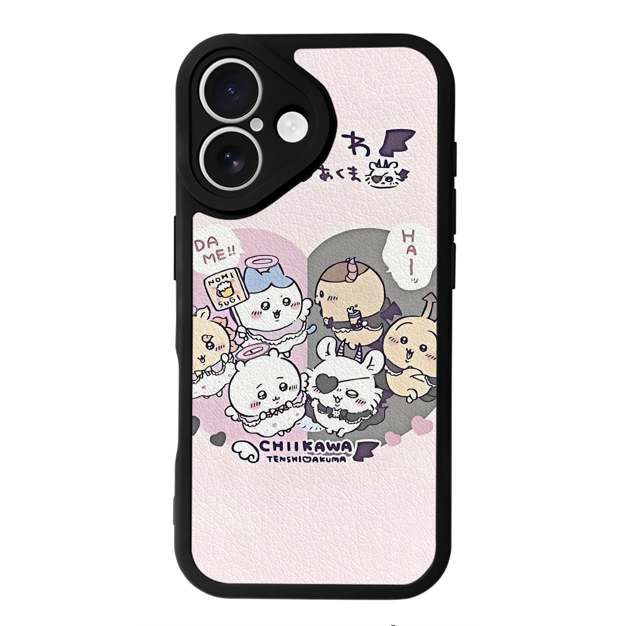 （画像用） ちいかわ Chii-kawa 【iPhone 16シリーズ対応】シリコンスマホケース（レザー調） 材質：シリコン